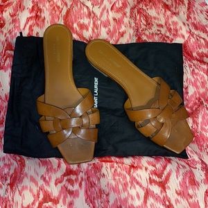 Authentic Saint Laurent Tribute Sandals 42